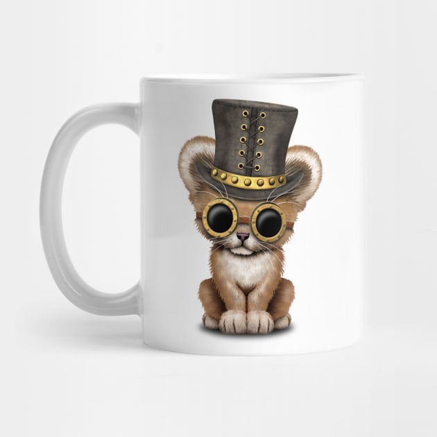 Steampunk Baby Lion Cub by jeffbartels